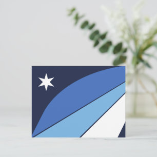 Postcard with Flag of Columbia, South Carolina