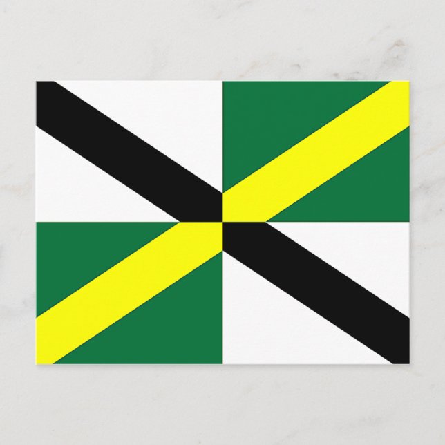 Postcard with Flag of Monterey, California (Front)