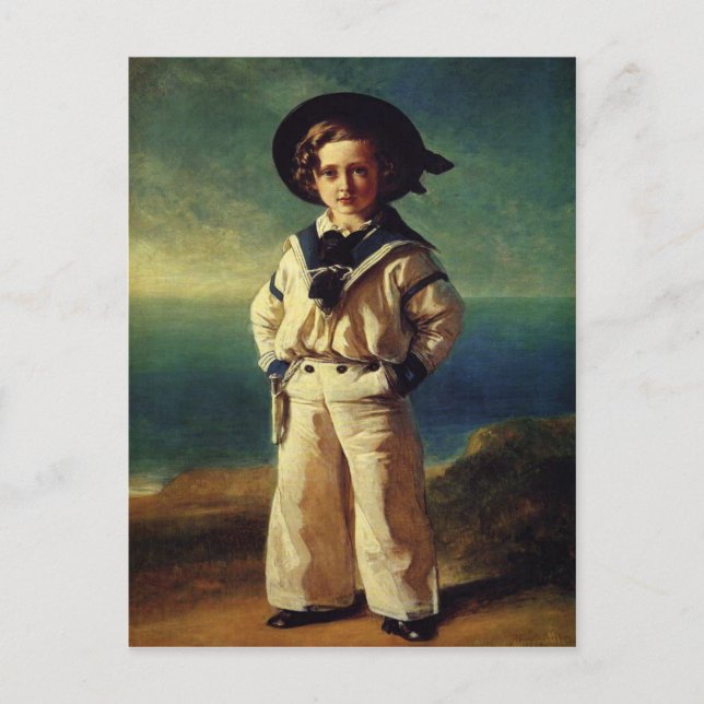 Postcard With Franz Winterhalter Painting (Front)