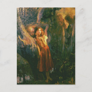 Postcard With Gaston Bussiere Painting