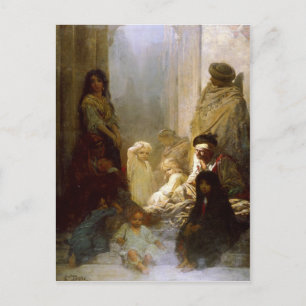 Postcard With Gustave Dore Painting