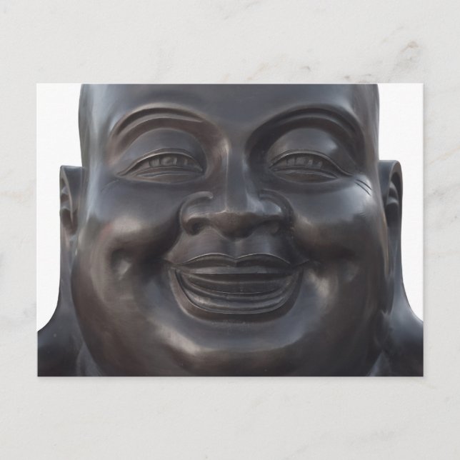 Postcard with Head of Buddha (Front)