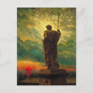 Postcard With James Carroll Beckwith Painting