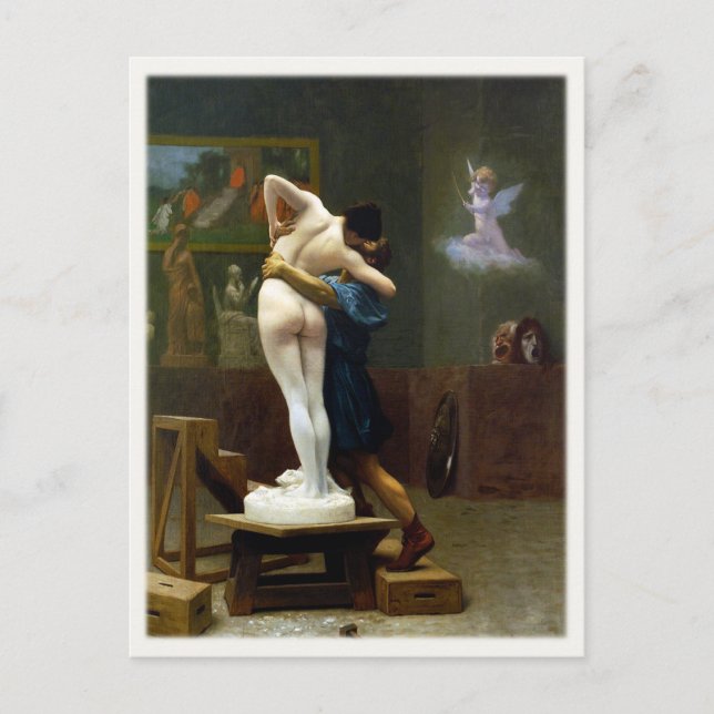 Postcard with Jean-Leon Gerome Painting (Front)