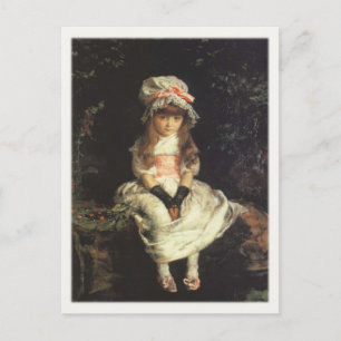 Postcard With John Everett Millais Painting