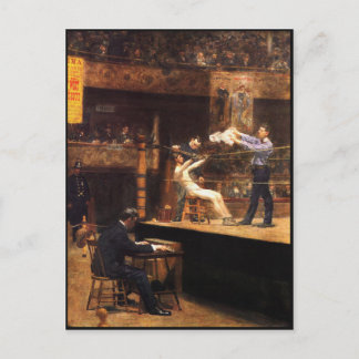 Postcard With Thomas Eakins Painting