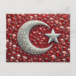 Postcard with Turkish Colours Design