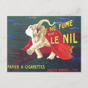 Postcard with Vintage Poster print from France