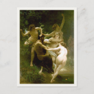 Postcard With William-Adolphe Bouguereau Painting