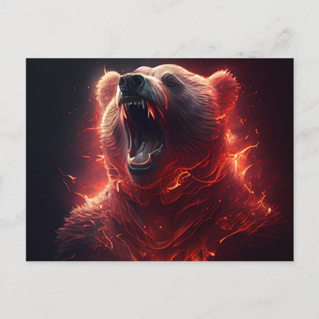 Postcards bear red (Front)