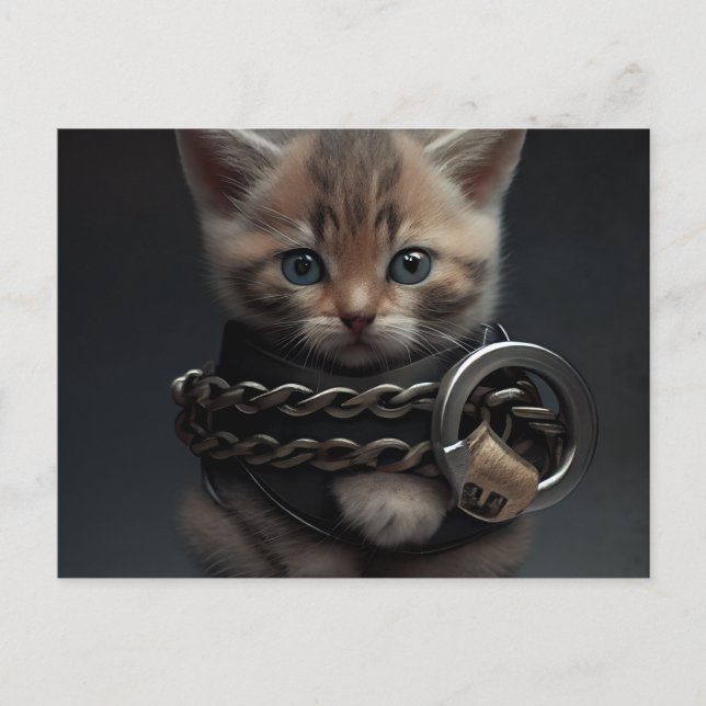 Postcards Cat prisoner (Front)