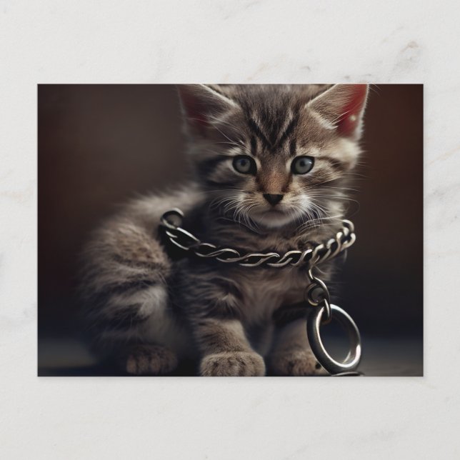 Postcards Cat prisoner (Front)