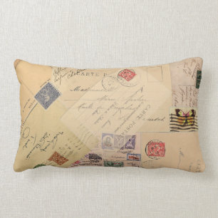 Postcards Delight American MoJo Pillow