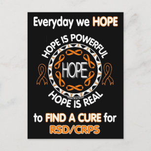 POSTCARDS...Everyday We HOPE...RSD/CRPS Postcard