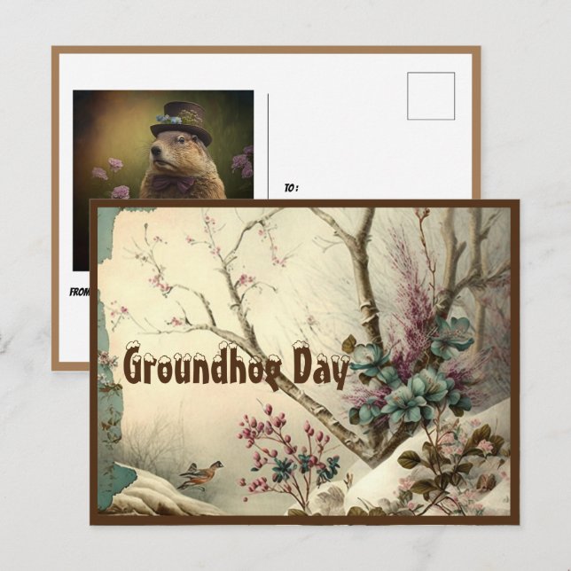 Postcards Groundhog Day Memories 2023 (Front/Back)