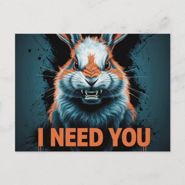 Postcards I Need You (Front)