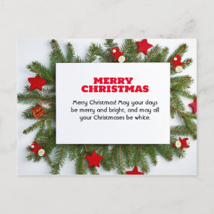 postcards merry christmas