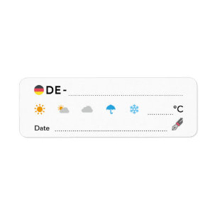 Postcroisement ID DE Allemagne Météo Date ル
