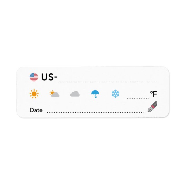 Postcroisement ID US America Météo Date ル Météo (Devant)