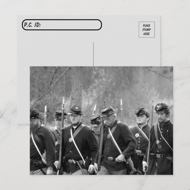Postcrossing Battle Weary - Civil War Reenactment  Postcard (Front/Back)