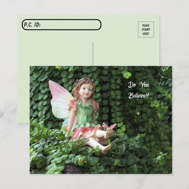 Postcrossing Beautiful Fairy Postcard (Front/Back)