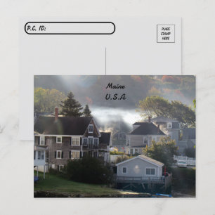 Postcrossing - Foggy Maine Morning Postcard
