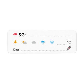 Postcrossing ID SG Singapore Weather Date ラベル
