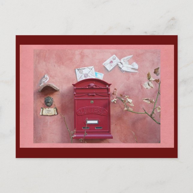 Postcrossing Letters & Mail Box Postcard (Front)