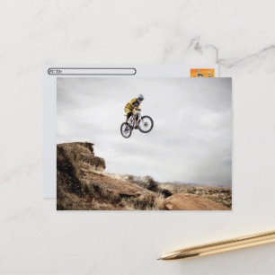 Postcrossing - Mountain Biking Postcard