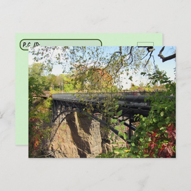 Postcrossing  - Pic of a Bridge in New Jersey Postcard (Front/Back)