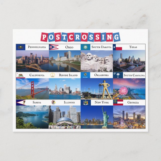 Postcrossing postcard (Front)