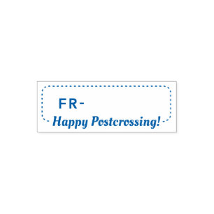Postcrossing Postcard ID FR France Postcrosser Self-inking Stamp