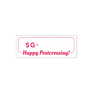 Postcrossing Postcard ID SG Singapore Postcrosser Self-inking Stamp