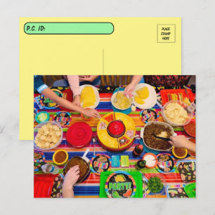 Postcrossing Taco Fiesta Postcard