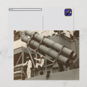 Postcrossing Warship Postcard