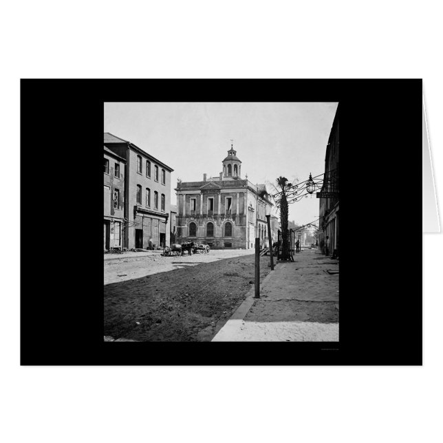 Poste à Charleston, SC 1865 (Devant horizontal)