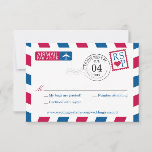 Poste aérienne   RSVP l'épousant