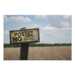 POSTED SIGN Photo