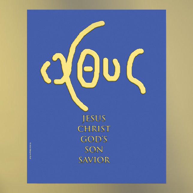 POSTER Ι Θ Υ (ICHTHYS) (Créateur téléchargé)