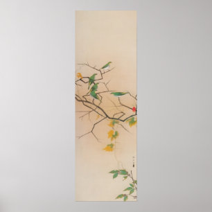 Poster ジ, 速 御, Yeux-blancs japonais, Gyoshu, Japon Art