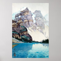 モ レ ー 湖, Lac Moraine, Hiroshi Yoshida, Coupe de bo