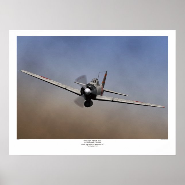 POSTER 三菱零式艦上戦闘機 (Devant)