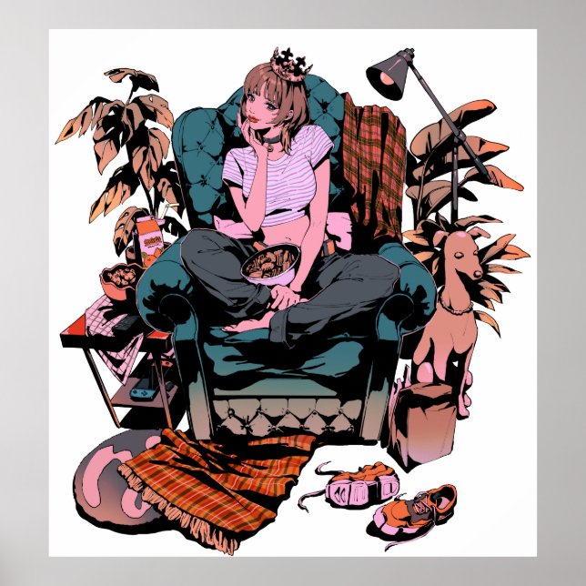 POSTER 女王様べる (Devant)