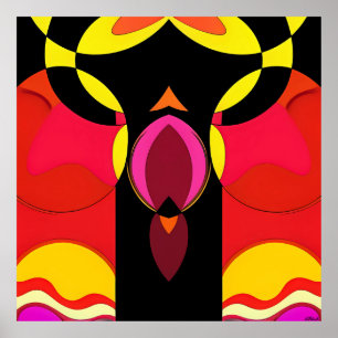 Poster 桃 花 园 - Ken Gage Art