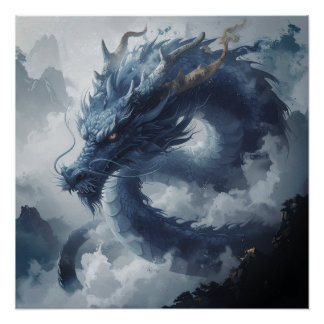 Poster 蒼天の龍 – The Azure Dragon of the Sky