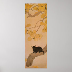 Poster 黒 猫, 春 Chat Noir, Shunsō