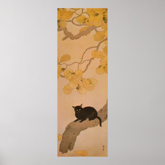 Poster 黒 猫, 春 Chat Noir, Shunsō (Devant)