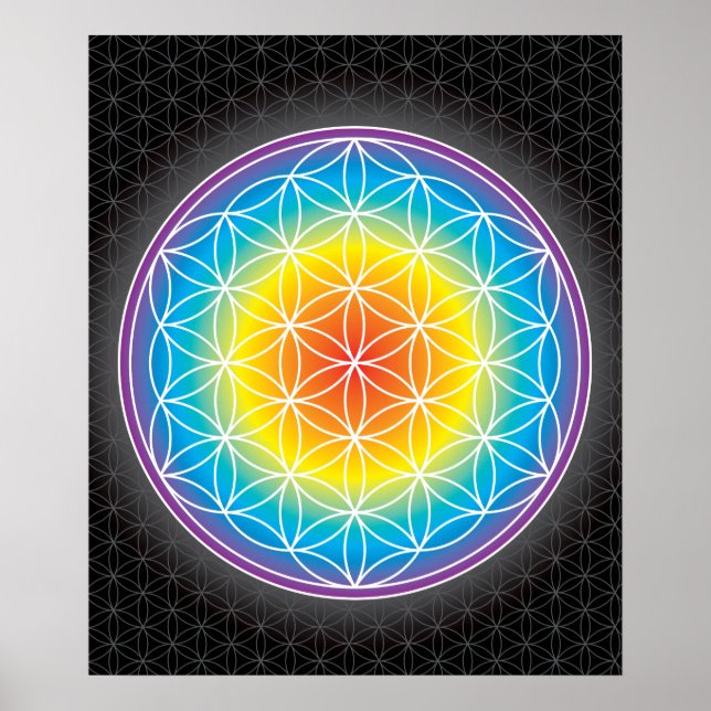 Poster 01 LUMINENCE - Fleur de vie (Devant)
