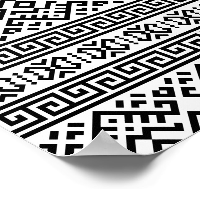 Poster 04012020-Tribal-ethnique-Motif-04 (Coin)