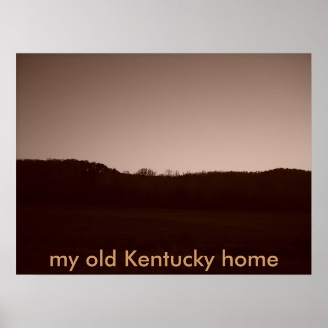 Poster 057, ma vieille maison du Kentucky (Devant)